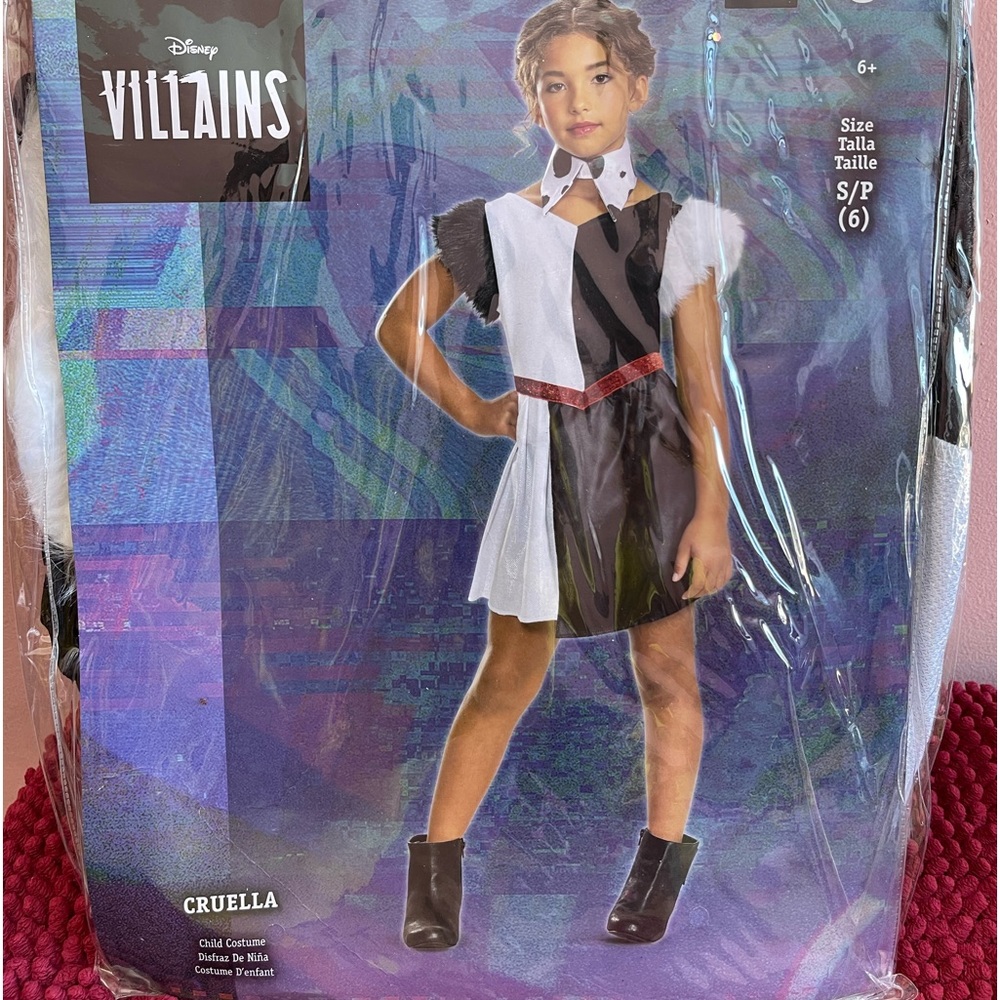 🖤🤍Kids cruella costume🤍🖤